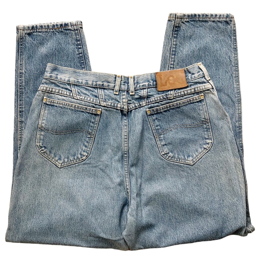 Lee Women's Straight Leg Jeans - Light Blue Denim - Picture 6 of 8